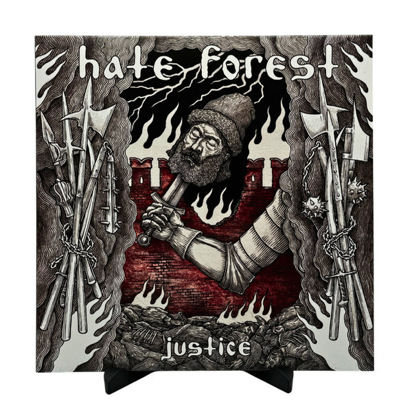 Hate Forest - Justice [clear / black marble - 300], MLP