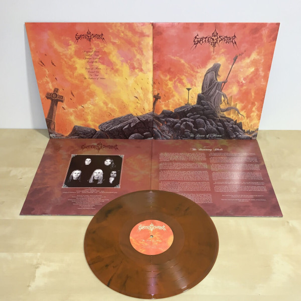 Gates of Ishtar - The Dawn of Flames [orange/black marble - 300], LP
