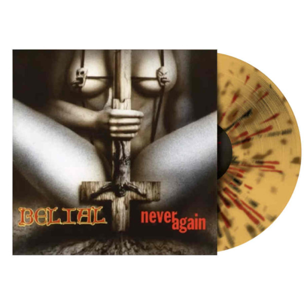 Belial - Never Again [mustard/brown/oxblood splatter - 300], LP
