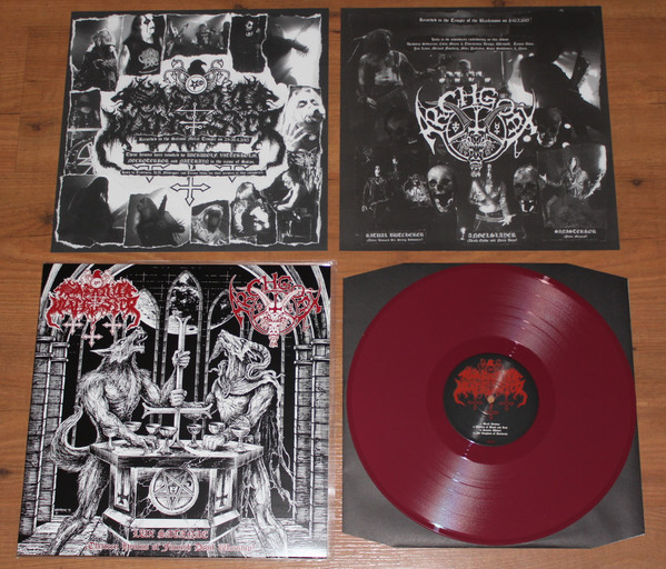 Satanic Warmaster/Archgoat - Lux Satanae (Thirteen Hymns Of...) [oxblood - 666], LP