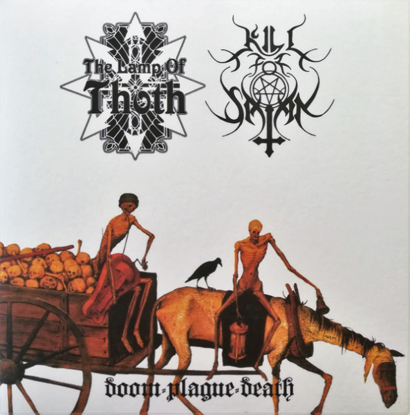 The Lamp Of Thoth/Kill For Satan - Split [white/red - 166], 7"