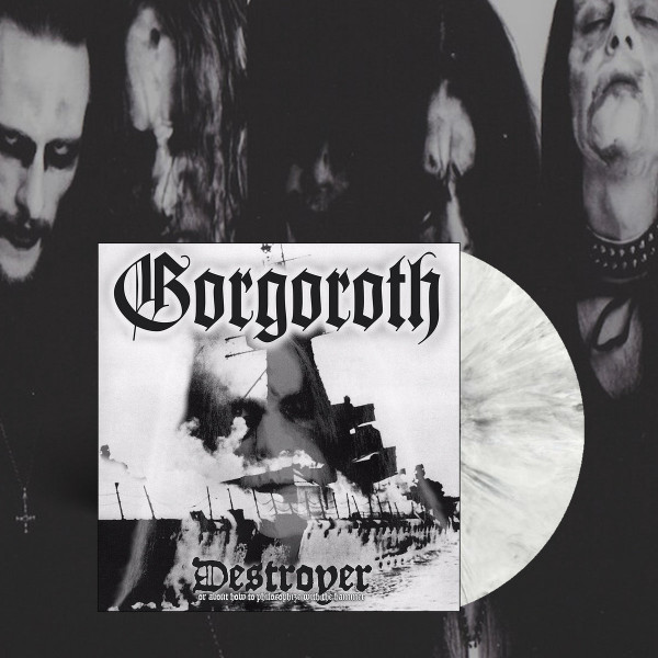 Gorgoroth - Destroyer [white/black marbled], LP