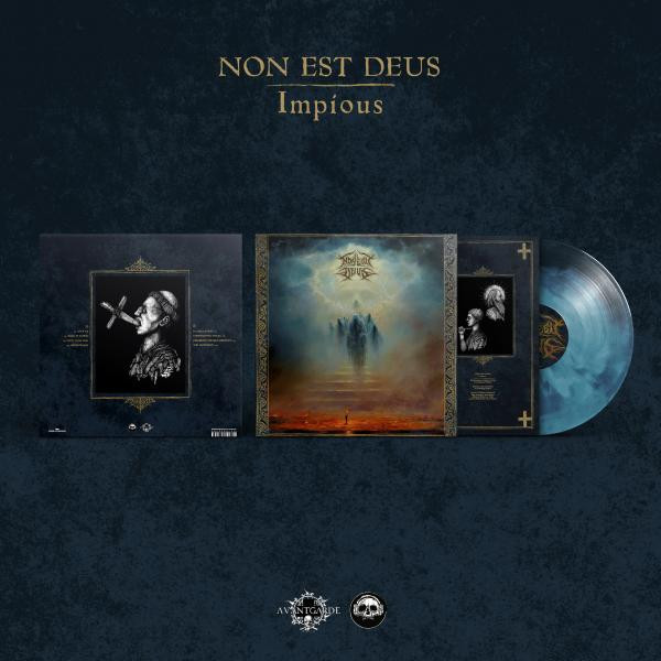 Non Est Deus - Impious [blue/black galaxy - 250], LP
