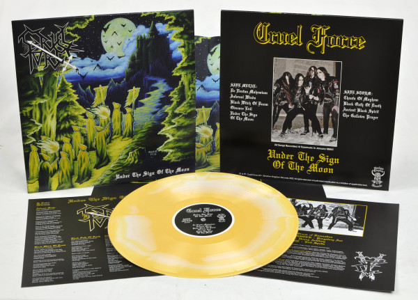 Cruel Force - Under The Sign Of The Moon [white/yellow swirl - 500], LP