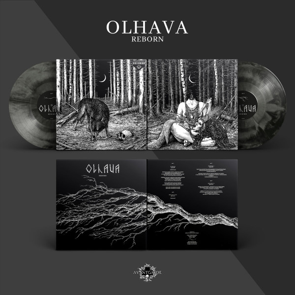 Olhava - Reborn [silver/black marble - 200], 2LP