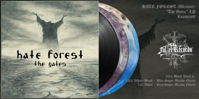 Hate Forest - The Gates [white/black/blue marble - 150], LP