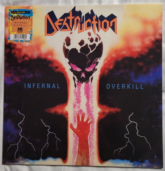 Destruction - Infernal Overkill [orange/blue/yellow splatter - 600], LP