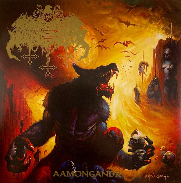 Satanic Warmaster - Aamongandr [red], CD