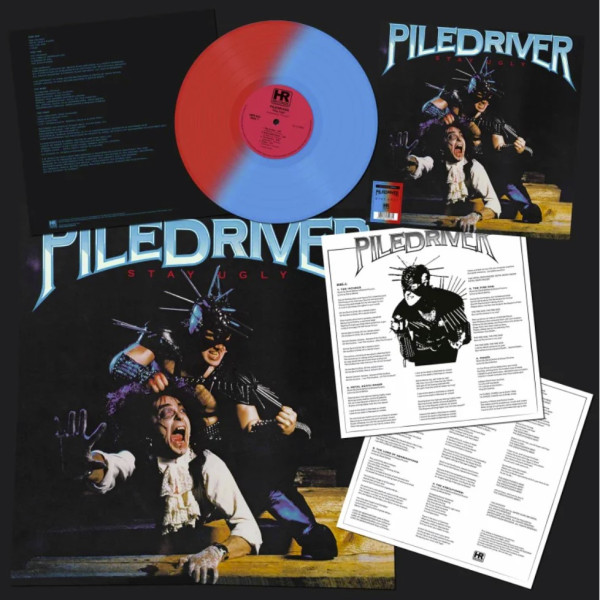 Piledriver - Stay Ugly [half red / half blue - 400], LP