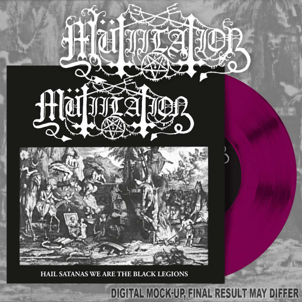 Mütiilation - Hail Satanas We Are The Black Legions [purple - 500], 7"