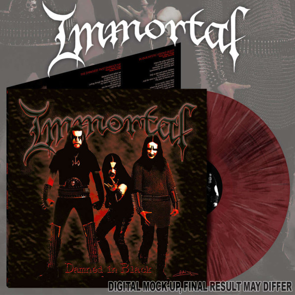 Immortal - Damned In Black [cherry red - 400], LP