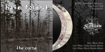 Hate Forest - The Curse [black/white marble - 150], LP