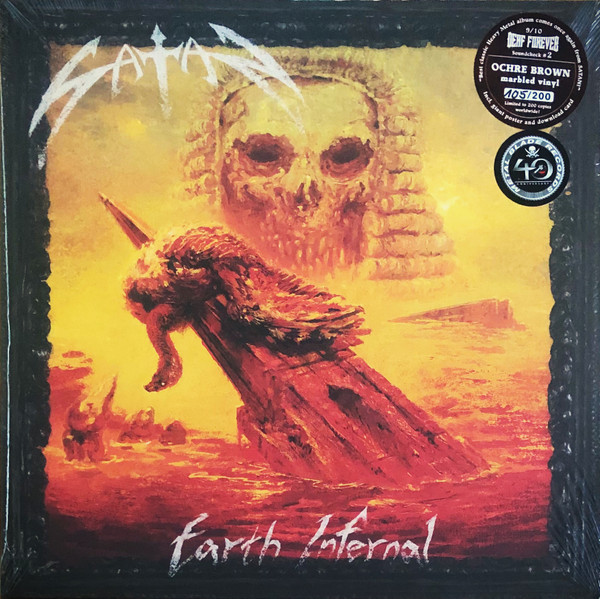 Satan - Earth Infernal [ochre marble - 200], LP