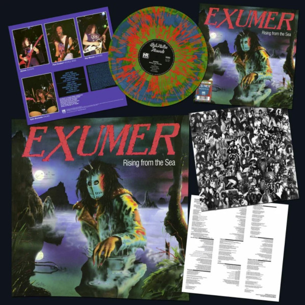 Exumer - Rising from the Sea [green/blue swirl w/ red splatter - 300], LP