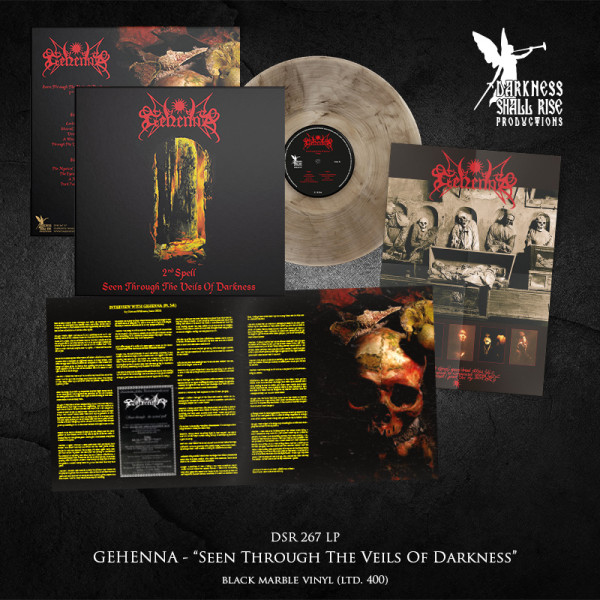 Gehenna - Seen Through The Veils Of Darkness (The Second Spell) [clear/black marble - 400], LP