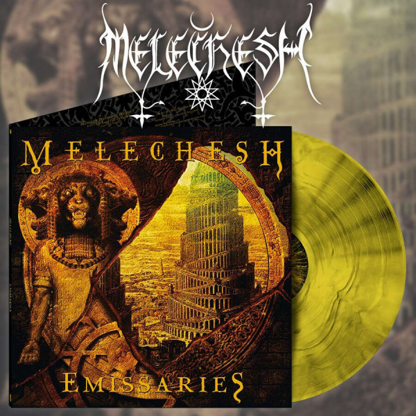 Melechesh ‎- Emissaries [yellow/black marble - 284], LP