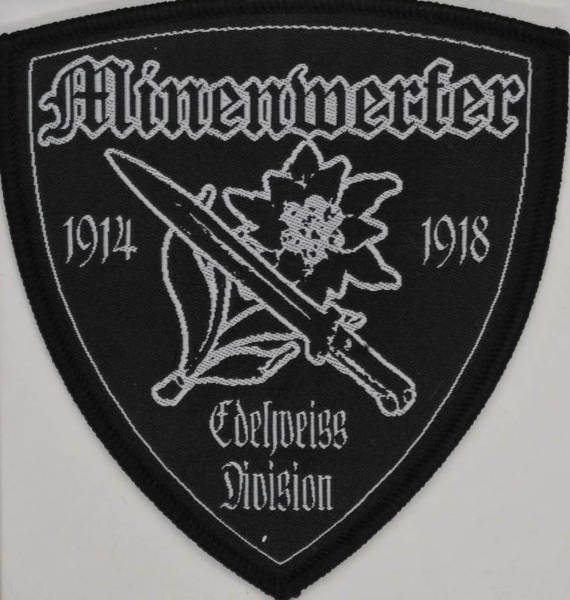 Minenwerfer - Edelweiss Division, Patch (woven)