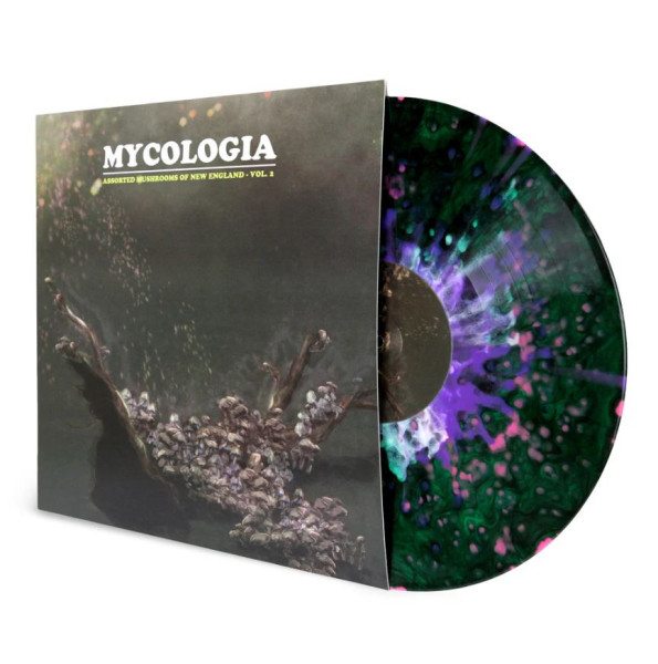 Mycologia - Assorted Mushrooms Of New England (Vol.2) [dark green w/ white & purple splatter], LP