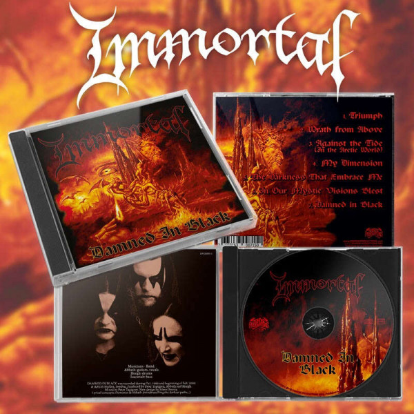 Immortal - Damned In Black [alternative cover], CD