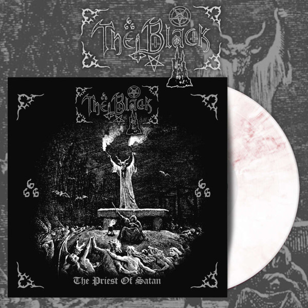 The Black (Swe) - The Priest of Satan [white/red marble - 300], LP