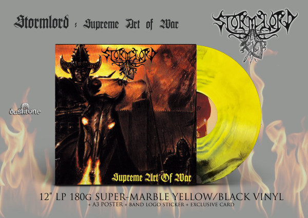 Stormlord - Supreme Art of War [yellow marble - 100], LP