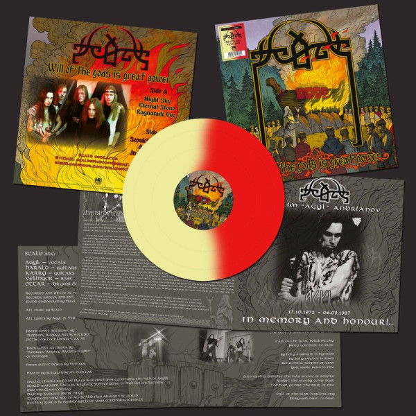 Scald - Will Of The Gods Is Great Power [yellow/red split - 250], LP
