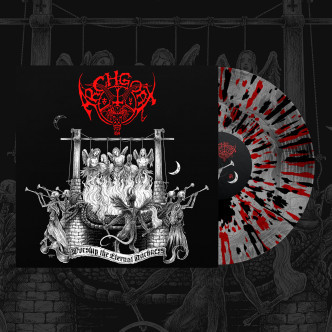 Archgoat - Worship The Eternal Darkness [clear w/ black/red splatter], LP