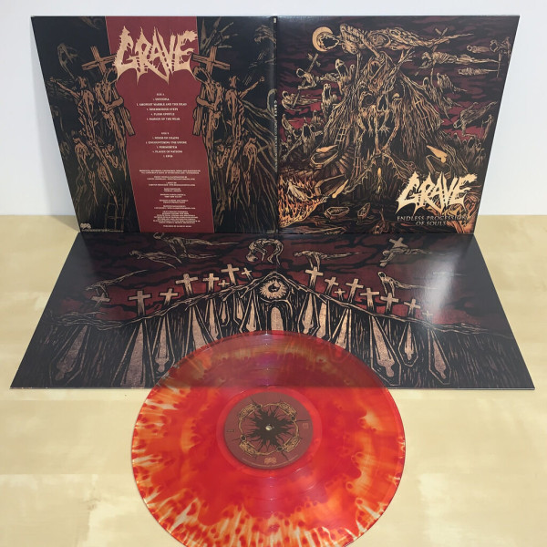 Grave - Endless Procession of Souls [clear/red cloudy - 300], LP