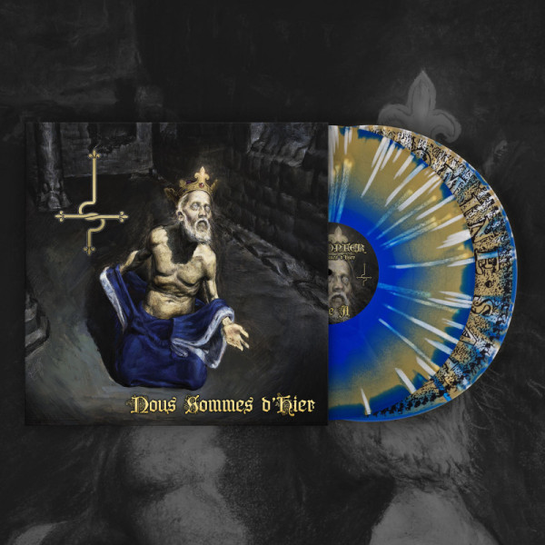 Sühnopfer - Nous Sommes D'Hier [blue/gold swirl w/ white splatter], 2LP