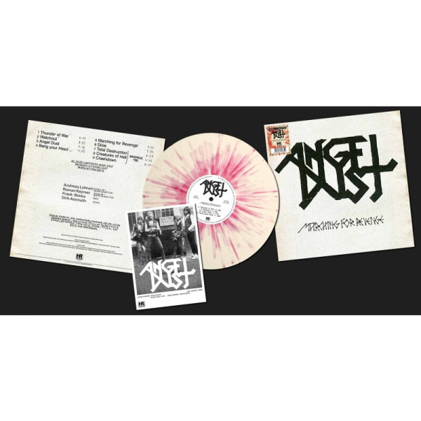 Angel Dust - Marching for Revenge [bone/red splatter - 150], LP