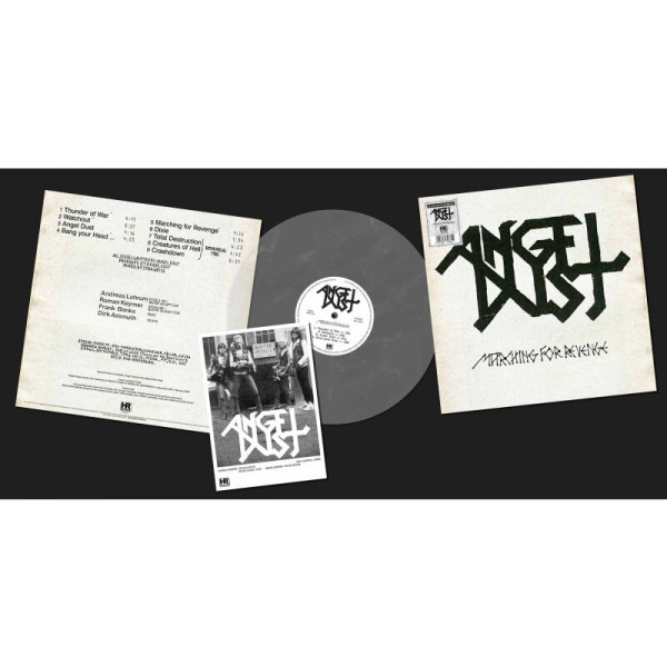 Angel Dust - Marching for Revenge [clear/white marbled - 150], LP