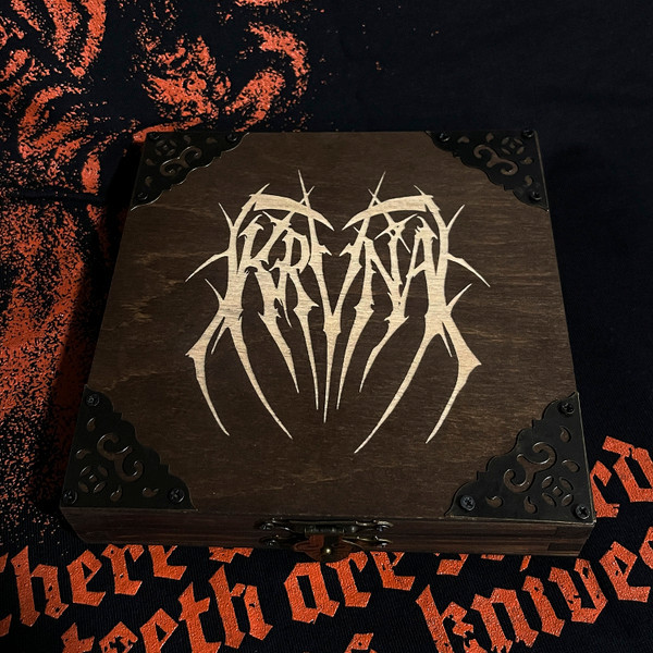 Krvna - For Thine Is The Kingdom Of The Flesh [ltd. 33], CD WOODEN BOX