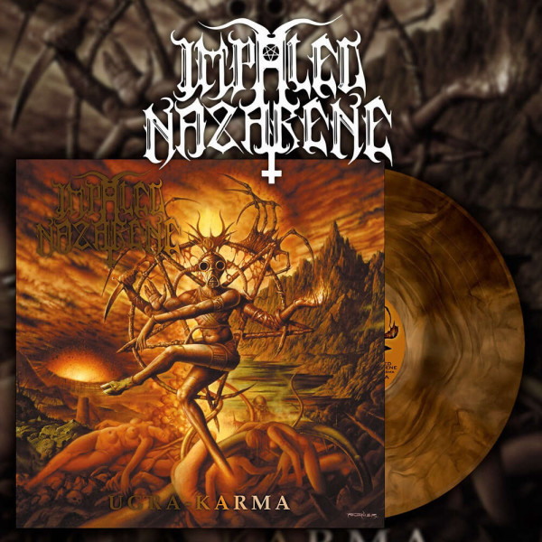 Impaled Nazarene - Ugra Karma [orange/black marble - 300], LP