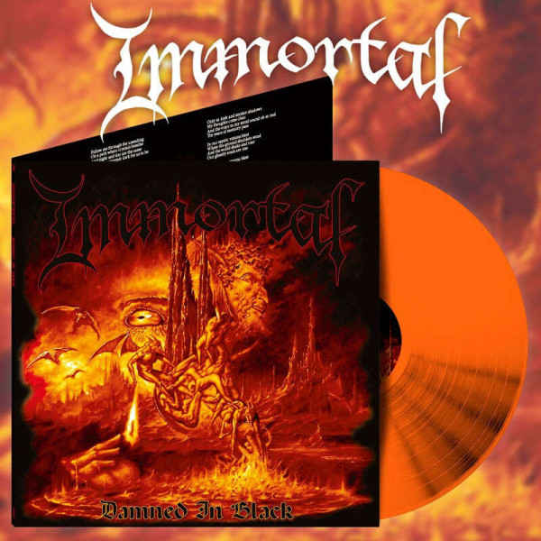 Immortal - Damned In Black [alternative artwork/orange crush - 196 ], LP