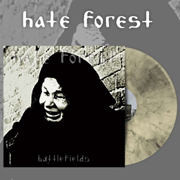 Hate Forest - Battlefields [bone/black marble - 500], LP